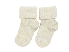 MP socks viscose off white glitter (2-Pack)